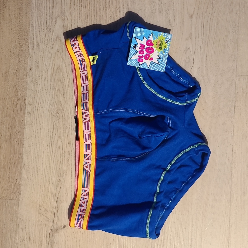 Andrew Christian Vintage - Hard to Find Almost Naked GLOW POP Boxer Briefs. Med - Picture 3 of 5